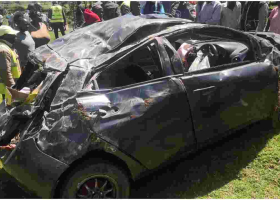 Harambee Stars Goalkeeper Matasi Hospitalized After Surviving Horrific Crash 