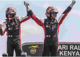 French Driver Sebastian Ogier Wins WRC Safari Rally Kenya