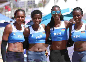 Kenya Women's Beach Volleyball Team Beats Nigeria to Qualify for Olympics 