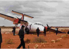 Skyward Express Plane Carrying 40 People Crash-Lands Near Kenya-Somalia Border, All Occupants Safe