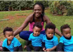 Kenyan Mother Spends Sh44,500 on Uniform for Her Quadruplets 