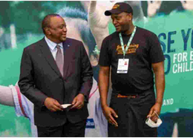 Joe Gatonye: Kenyan Chef Who Served Uhuru During UK Visit Last Week 