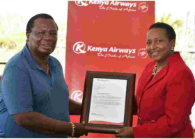 Kenya Airways Gifts Francis Atwoli a Free Business Class Return Ticket to a Destination of His Choice