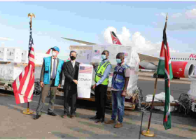 Kenya Gets 834,130 Doses of Pfizer Vaccine from the US