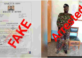 KDF Imposter Arrested Trying to Con a Woman of Sh400,000 