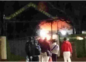 Fire Guts Down a Dormitory at Jamhuri High School in Nairobi 