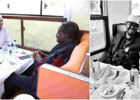 Raila Takes a Ride on Newly Launched Kisumu Safari Train