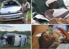 Police Officer Returns Sh450,000 to a Couple Involved in a Road Accident 