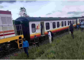 Recently Relaunched Nairobi-Kisumu Commuter Train Stalls for Hours After Wagon Derails 