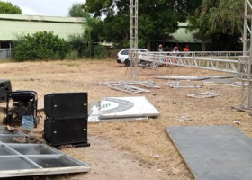 Youth Destroy Venue for Ruto's Political Meeting in Kilifi 