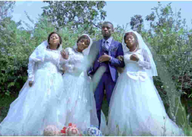 Man Marries Triplets in a Colorful Ceremony After Unknowingly Dating All of Them 