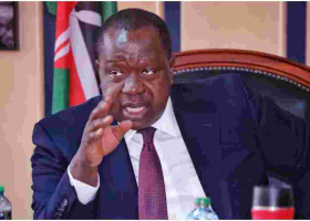 CS Matiang’i Says Attack On Raila’s Chopper was Planned and Funded