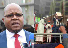 Bonchari MP Pavel Oimeke Protests As ODM Gives a Direct Ticket to US-Based Kenyan 