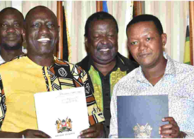 Watajua Hawajui, Ruto Says as He Welcomes Governor Alfred Mutua to Kenya Kwanza 