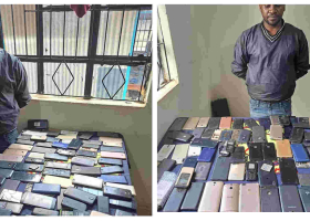 Nairobi Man Arrested in with 93 Suspected Stolen Mobile Phones 