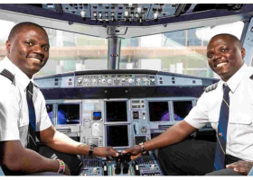 Meet Alex and Alan, Kenyan Identical Twins Working as Pilots for the Same US Airline