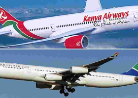 Kenya Airways and South African Airways Sign Code-Share Deal for African Travel 