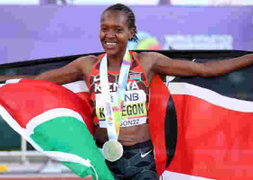 Faith Kipyegon Bags Kenya's First Gold Medal in Oregon 