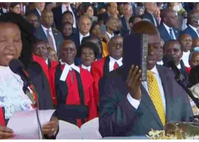 Gachagua Takes Oath as Kenya’s Second Deputy President 