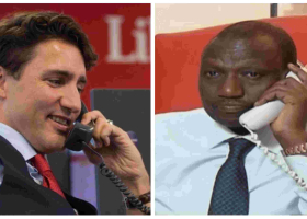 Ruto Holds Talks with Canada Prime Minister Justin Trudeau