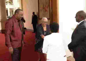 Uhuru Meets President-elect Ruto at State House Ahead of His Swearing-in 