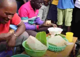 Bungoma Man Wins Ugali Eating Competition After Finishing Two Kilograms in 35 Minutes