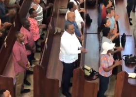 Retired President Uhuru Kenyatta Celebrates Easter Sunday in Mombasa