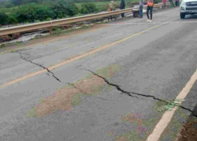 Mai Mahiu-Narok Highway Closed After Crack Cuts Along the Road