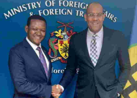 CS Alfred Mutua Seals Deal to Export Computers Built in Kenya to Barbados