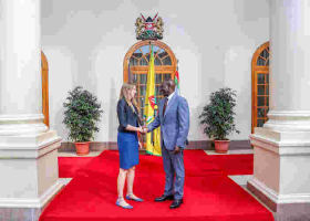 Ruto Bids Farewell to Outgoing UK High Commissioner to Kenya, Jane Marriott