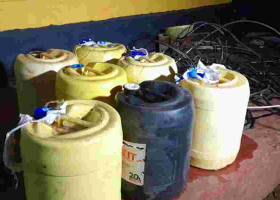 Thika Man Arrested in Possession of 140 Litres of Transformer Oil