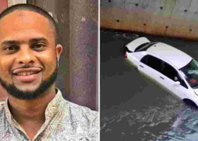 Former KTN Presenter Jamal Gaddafi Cheats Death as Car Swept Away in Westlands Deluge