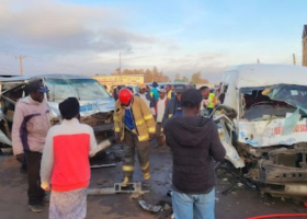 13 Injured in Head-On Collision on Thika–Mang’u Highway