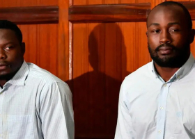 Olaba (left) and Wanyama  High Court Upholds Six-Year Jail Term for Former Rugby Player Alex Olaba