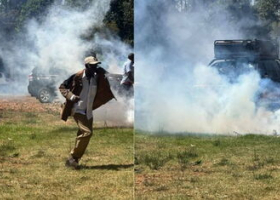 Tear Gas Fired at Worshippers During Gachagua’s Church Visit