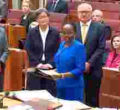 Jubilation in Nyeri Village as Native is Sworn in as Senator in Australia