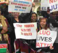 NASA Supporters Stage Demonstration in London