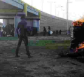 Irate Youths Protest, Light Bonfires to Demand Miguna Miguna's Release