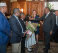 President Kenyatta Lands in the US Ahead of Meeting with Trump