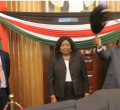 Raila Pays Last Respects to Moi at Parliament Buildings 