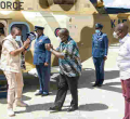Protocol Breach? Kenyans Online React as CS Matiang’i Receives Uhuru as DP Ruto Watches from a Distance 