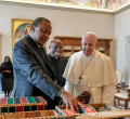Uhuru Becomes First Kenyan President to Visit the Vatican Palace, Meets Pope Francis 