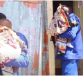 Policeman Praised for Babysitting for Teen Mother Sitting for KCPE Exam 