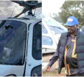 Chopper Damaged as Raila is Attacked by Stone-Pelting Youth in Eldoret 