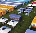 Cabins in Fan Villages in Qatar to be Donated to the Homeless in Kenya