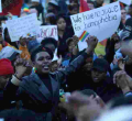 PLO Lumumba Faces Hostile Crowd in South Africa