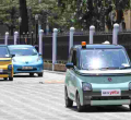 Ruto Drives Self in Electric Car to KICC for Youth Climate Assembly