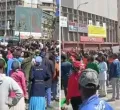 Chaos in Nairobi CBD as Police Fire Teargas at Protesting Traders