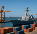 US Missile Destroyer Docks in Mombasa Amid Rising Red Sea Threats