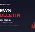 Mwakilishi News Bulletin - Midday Edition, Monday 24 August 2026